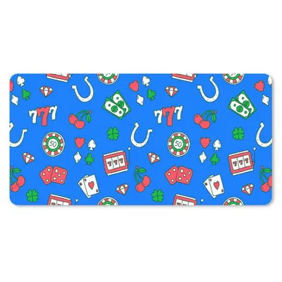 Produktbild von MuchoWow® Mauspad Mousepad Kassetten - Casino - Spielautomat - Poker 60x30 cm - Mousepads - Maus Mat - Pad - Mausunterlage - Nachhaltig