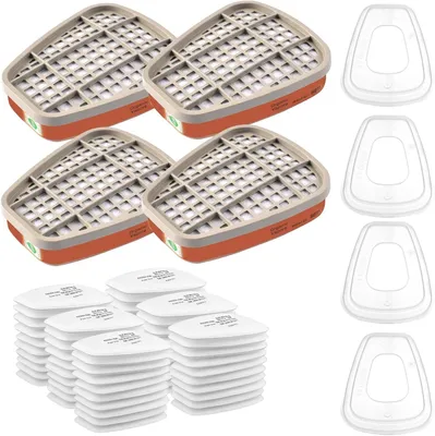 Zdjęcie produktu dla 6001 Zestaw filtrów do maski ochronnej z 60 filtrami i 2 osłonami