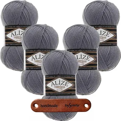 Produktbild von 5 x ALIZE Superlana Klasik 87 mit Label