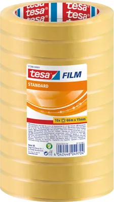 Produktbild von TESA 57388-00001-00, 66 m, Transparent, 15 mm, 10 Stück(e)