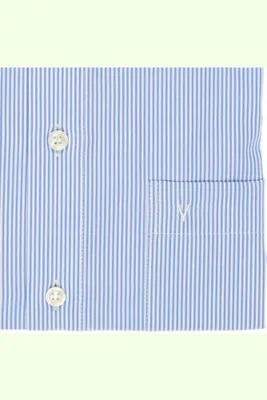 Produktbild von Marvelis - Modern Fit - Herren Langarm Hemd, gestreift (775464), Größe:39, Farbe:blau gestreift (15)