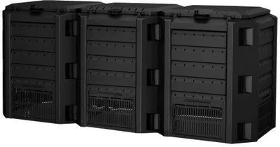 Produktbild von kompostér 1200l COMPOGREEN (3x400l) BLACK (S411)
