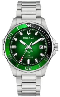 Produktbild von Bulova Herren Armbanduhr Marine Star 98B466 Automatik Edelstahl