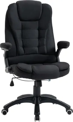 Zdjęcie produktu dla Krzesło biurowe 921-416BK, krzesło komputerowe, regulowana wysokość, ergonomiczne, czarne, 65 x 72 x 100-120 cm - B