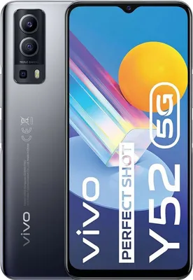 Produktbild von VIVO Y52 5G, 16,7 cm (6.58"), 2408 x 1080 Pixel, 4 GB, 128 GB, 48 MP, Schwarz