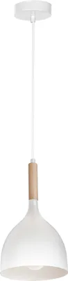 Image de Lampe suspendue industrielle Noak Wood