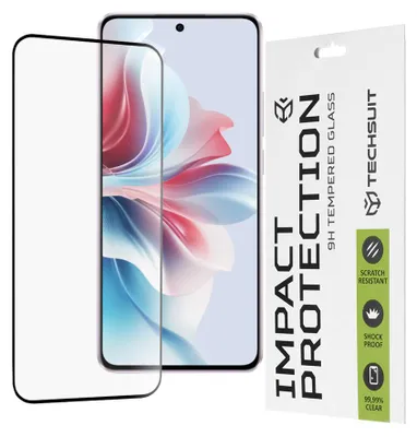 Obrázok produktu pre Techsuit - 111D Full Cover / Full Glue Glass ochranné sklo pre Oppo Reno11 F - čierne