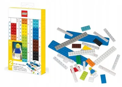 Productafbeelding van LEGO® liniaal om zelf te bouwen, inclusief LEGO® figuur