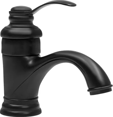 Produktbild von Wasserhahn Bad Schwarz Badarmaturen Waschtischarmatur Retro Mischbatterie Waschbecken Armatur Badarmatur Messing Nostalgie für Badezimmer