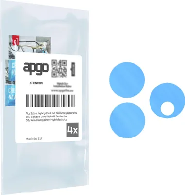 Produktbild von apgo 4 Stück Hybrid Kameraschutz, Kamera-Schutzglas kompatibel mit Umidigi A15C, Linsenschutz, 9H Härte, Schutz für Kameraobjektiv, Anti-Kratzer, transparent