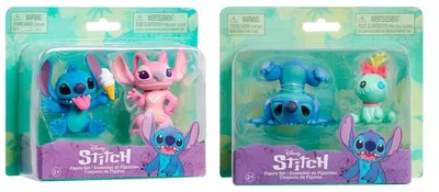 Obrázok produktu pre Sada postavičiek Disney Stitch, 2 figúrky, výška 7,5 cm