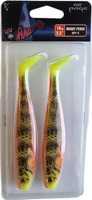 Produktbild von Fox Rage Pro Shad 14cm - 2 Gummifische, Farbe:Bright Perch UV