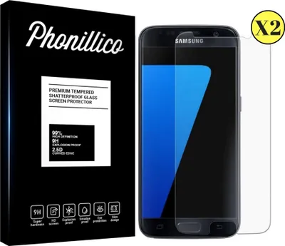Obrázek produktu pro Tvrzené sklo pro Samsung Galaxy S7 [2 ks] Screen Protector Film Anti-Scratch Glass Resistant Phonillico®
