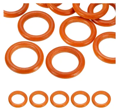 Produktbild von 10 Stück 40mm Runde Holzringe für Bastelarbeiten