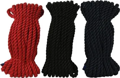 Obrázok produktu pre Birotex lano. skrútený. polypropylén. 10 mm. 10 m. najrôznejšie. 1,580 daN