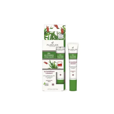 Obrázok produktu pre Flos-Lek Żel ze świetlikiem i aloesem do powiek i pod oczy, 15 ml