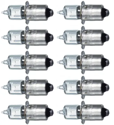 Produktbild von Glühbirne Glühlampe Halogen Stecksockel P13,5s 6V 2,4Watt Fahrradlicht Set 10 Stück