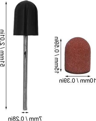 Professionelle Schleifbänder Set mit 50 Stück für Nagelbohrer, geeignet für Maniküre, Pediküre und Acrylnägel