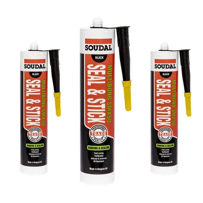Produktbild von Montagekleber Soudal Multibond SMX 50 Ultrastark Universalkleber schwarz 290 ml