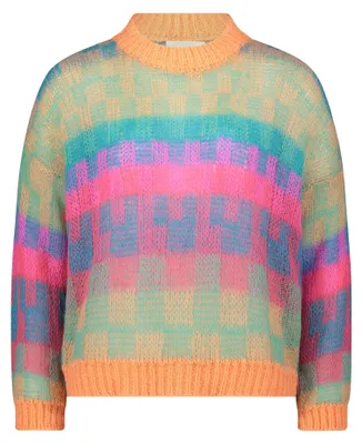 Produktbild von Cartoon Strickpullover Kurz 3841 Orange/Pink 36
