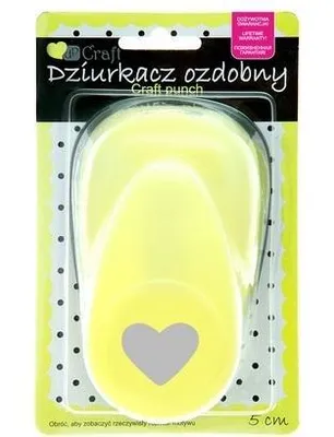 Obrázek produktu pro Dziurkacz Ozdobny 5Cm Serce 2 4783