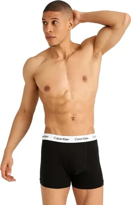 Produktbild von CALVIN KLEIN Herren-Boxershorts, Stretch-Baumwolle, sichtbarer Gummibund, Logo, Artikelnummer U2662G, size XL / IN 40-42 / cm.102-107, Cotone 95%,Elasthan 5%