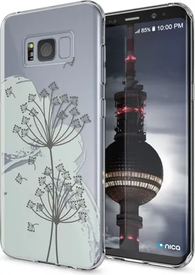 Produktbild von Samsung Galaxy S8 Plus Hülle Handyhülle von NALIA, Silikon Motiv Case Schutzhülle Dandelion Bubbles