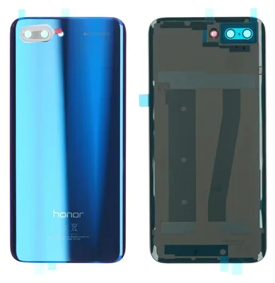 Produktbild von Honor 10 Backcover + Kameraglas + Kleber (Phantom Blue), Blau