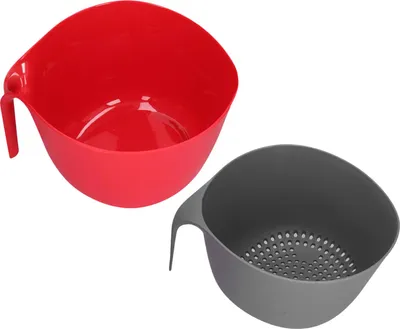 Obrázok produktu pre Plastové sitko 2 v 1 Dvojvrstvové odnímateľné veľkokapacitné netoxické potravinové sitko