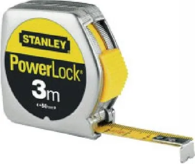 Immagine prodotto di Metro a nastro tascabile Powerl. 3 m, 12,7 mm, struttura in metallo, Stanley | 3253561332180