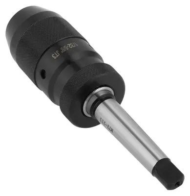 Zdjęcie produktu dla Stożkowy uchwyt do wierteł szybkozaciskowy, zakres 1-16 mm, wiertło centrujące do tokarki