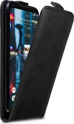 Image de Cadorabo Housse pour Google PIXEL 2 XL Housse de protection en noir Flip Etui Housse de téléphone portable Case Cover