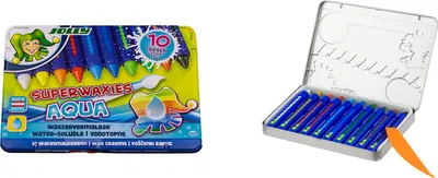 Produktbild von JOLLY Superwaxies Wachsmalkreiden - Aquarell, Permanent oder Set - mit leuchtende Farben in jeder Packung - 5955-0003 -  Austria