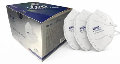 Produktbild von FFP2 Atemschutzmaske 6 Stück, 5-lagig, weiß, CE0370 , effektiver schutz von KBL+100