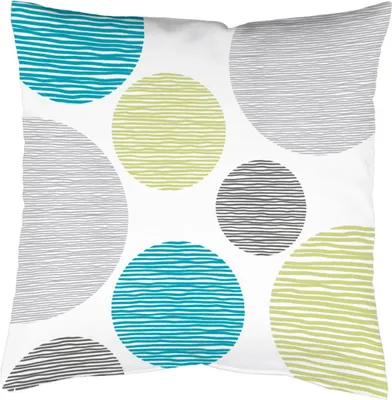 Produktbild von Home Wohnideen Kissenhülle Digitaldruck Borden 066502-6401 H x B 40 x 40 cm Blau-Grün