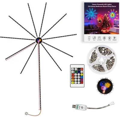 Immagine prodotto di Striscia LED da 1 m, dimmerabile, 200 colori, reattiva alla musica, autoadesiva