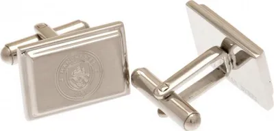 Produktbild von Manchester City FC - Manschettenknöpfe, Edelstahl TA2079 (Einheitsgröße) (Silber)