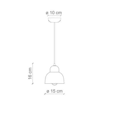 Immagine prodotto di DECO' BERIMBAU C2611, Lampada a Soffitto Sospensione in Vetroceramica, Ferroluce