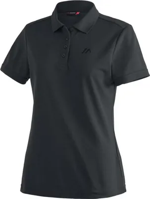 Produktbild von Maier Sports Ulrike Kurzarm-poloshirt Schwarz M-L Frau Schwarz M-L