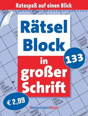 Obrázek produktu pro Rätselblock in großer Schrift 133