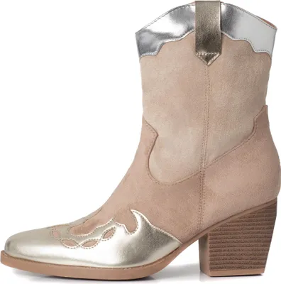 Produktbild von Cowboylaarzen Goud Metallic Kort