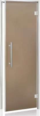Image de Portes de douche Benelux, finition mate - Verre bronze mat / 60 x 190 cm