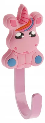 Produktbild von GTV Kinder Möbelhaken Einhorn Rosa - Dekohaken für Kinderzimmer