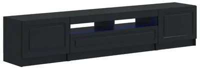 Immagine prodotto di Mobile TV a LED, 5 pezzi, colore nero, realizzato in legno composito