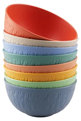 Müslischalen-Set, 8 Stück, 750 ml, BPA-frei, mikrowellengeeignet