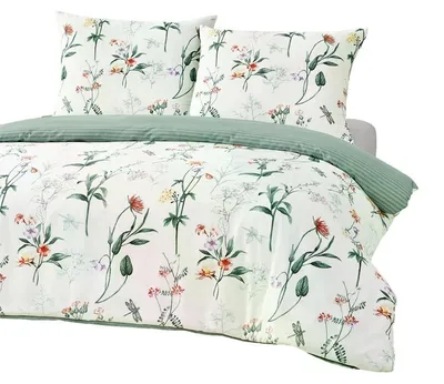 Produktbild von Bettwäsche, Satin-Bettwäsche, Hohe Qualität 200x220 Montela Wiesenblumen