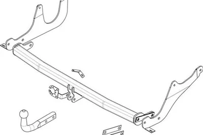 Immagine prodotto di Gancio di traino con testa sferica rigida 1.200 kg BRINK per DACIA DOKKER e altri modelli