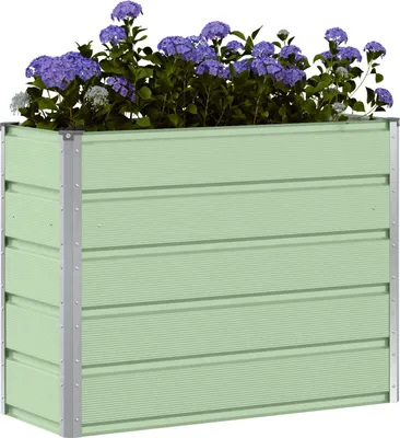 Produktbild von Cloris DesignMöbel Beete - Grün Pflanzkübel Grün 100x40x75cm Stahl Schlichtes3781577