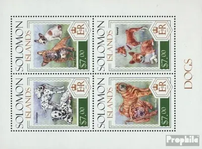 Produktbild von Briefmarken Salomoninseln 2014 Mi 2332-2335 Kleinbogen (kompl. Ausg.) postfrisch Hunde