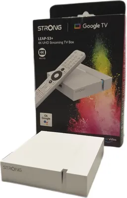 Produktbild von Strong Leap-S3+ Android TV-Box HD Video Streaming Gerät Magenta TV waipu.tv